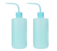 Plastic Watering Cans Blue 2pcs with Curved Nozzle 500ml