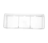 Plastic Waterproof Socket Cover Box for Bathroom Wall Outlets | Raised Sealed Frame, Three-level Spacious Layout, Fits Bulky Adapters, Keeps Switches Visible