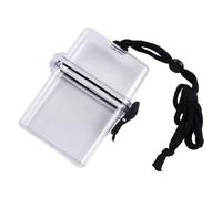 Plastic Waterproof Sport Case with Airtight Seal and Lanyard for Use in For Kayaking Rafting Swimming and Various Water Sports Activities (transparent)