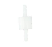Plastic Way Non-Return Check Valve for Water, Petrol, Oils for - 4mm 6mm 8mm 10mm 12mm Hose ID, Transparent Material, >1.5 Bar Opening(10mm)