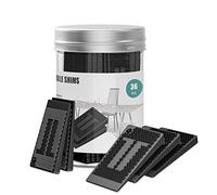 Plastic Wedges for Leveling - 36 Piece Jar, Strong and Durable Table Shims, DIY Levelers for Furniture, Chair, Cabinet, Table Feet, Restaurant - Adjustable Multipurpose Furniture Wedges