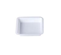 Plastic Weigh Boats Weighing Boat with Flat Buttom Smooth and Anti-Static Surface for Power, Liquid, Solid Measurement (Square (M))