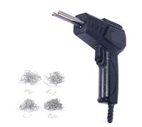 Plastic Welder 70W Hot Nail Gun Soldering Iron Staples Bumper Repair Car Tools Kit HOT Stapler Easy to Use(Black,Set 01)