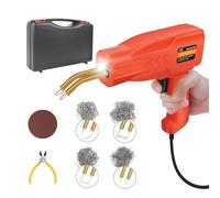 Plastic Welder Machine Kit Hot Stapler 150W Plastic Welding Kit Plastic Repair Kit Car Bumper Repair Kit with 800 Hot Staples, Flat/Wave/Outside & Inside Corner Staples for Car Bumper Kayak Repair