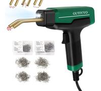 Plastic Welder, Plastic Welding Kit Bumper Repair Kit with 400 PCS Hot Staples for Car Bumper Plastic Crack Repair and Any PC Product