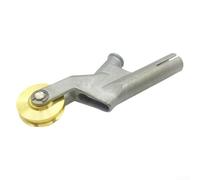 Plastic Welding Floor Nozzle with Wheel and Round Mouth 304 Stainless Steel for Consistent and Straight Weld Seams
