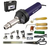 Plastic Welding Heat Gun 120V 1600W Various Accessories Floor Tool Kit (120V Soldering Gun)