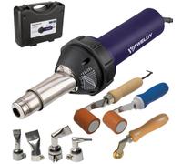 Plastic Welding Heat Gun 120V 1600W Various Accessories Floor Tool Kit (120V Soldering Gun)