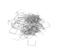 Plastic Welding Kit 100pcs Pre Cut Staples 0.8mm Auto Bumper Repair Pre Cut Welding Staples Repair Tool Kit 3 Types Available(Style 2)