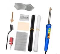 Plastic Welding Kit 150W with Digital Temperature Control | Compact Plastic Welder for Automotive Repair, DIY Crafts, Jewelry Making | Complete Set with Stand & Welding Rods