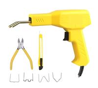 Plastic Welding Kit Hot Stapler Plastic Welding Machine Bumper Repair Kit Soldering Iron For Plastic Repair Car Bumper Repair(Yellow 400PCS)