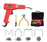 Plastic Welding Machine Car Bumper Repair Kit, 200 Pieces Hot Welding Nail and Pliers Plastic Welding Machine for Repairing Broken Cracked Plastic Parts