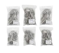 Plastic Welding Nails for Car Bumper Repair 0.6for Mm 0.8for Mm Stainless Steel Wave Flat V for M Nails for Hot Stapler Tool for for Auto Trim Dashboard Lamp Head Repair