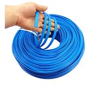 Plastic Welding， Plastic Welding Rods Household Covered Electrode HD-PE Material 10 Metres Long(Blu)