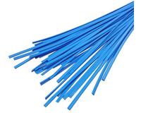 Plastic Welding， Plastic Welding Rods Household Covered Electrode HD-PE Material 50Pcs(Blu)
