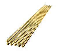 Plastic Welding Rods, Brass Welding Rod, 1.6mm x 333mm, Gold, No Solder Powder, 10/20/50 Pcs(10PCS)