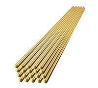 Plastic Welding Rods, Brass Welding Rod, 1.6mm x 333mm, Gold, No Solder Powder, 10/20/50 Pcs(20PCS)