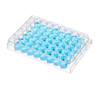 Plastic Well with Cell Culture Plate Lid for Laboratory Use