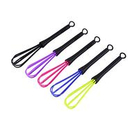 Plastic Whisking Set, Colour Mixing Whisk Milk Egg Beater Balloon Whisks with Handles Heat Resistant Blender Tools Stirring Cookware Stirrer Multi-Color for Blending Beating Frothing Kitchen Cooking