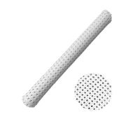Plastic White Cane Webbing Roll, 15.8 Inch x 3.3 Ft Handwoven Synthetic Poly Rattan Weaving Material, PE Rattan Mesh Sheet Caning Repair Supplies for DIY Furnitures Chairs Beds Cabinets Ceilings