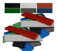 6000 x Plastic Window & Glazing Packers 1mm - 6mm, Mixed Flooring Spacers