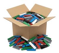 Plastic Window & Glazing Packers 1mm-6mm Assorted, Mixed Flooring Spacers, Colour Coded Plastic Shims for Window Installation, Door Fitting & Levelling - Heavy Duty Pack of 3000