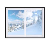 Plastic Window Insulation Covering for Winter Waterproof Transparent Insulating Foil for Window in Various Scenes, Waterproof Window Treatment Thermal Insulated(Black,150x250 cm)