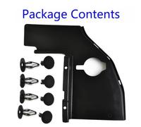 Plastic Windshield Washer Tank Engine Bay Side Plastic Windshield Leave a lot of dust and rust,Very difficult to clean Provides very good for protection