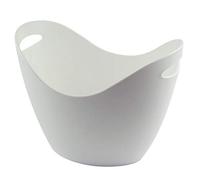 Plastic Wine & Champagne Bottle Cooler & Ice Bucket - White - 8 Litre Restaurant Dinning