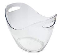 Plastic Wine & Champagne Bottle Cooler & Ice Bucket - Clear - 8 Litre