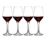 Plastic Wine Glasses - Premium Reusable Plastic, Perfect for Entertaining at Home, Mobile Bars and Events, Yachts, Boats, Caravans, Motor Homes etc.. (4 Pack)