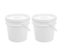 Plastic Wipes Bucket 2pcs for Wipes with Lid and Handle | Large Capacity, Sealed Freshness, Portable Carry Design, Suitable for Car Bathroom Paper Towels
