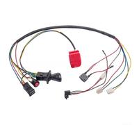 Plastic Wiring Harness Set 49in For Electric Cars | Made of for durable plastic, red and black cables, 125cm total length, fits various ride on toy sizes and models