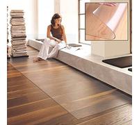 Plastic Wooden Floor Protector, Clear Chair Carpet Dining Table Mat Waterproof Oil-resistant Kitchen Transparent PVC Protection Pad - Length 100cm 1.5m 2m 250cm 300cm ( Size : 100x300cm/39.4x118.1in )