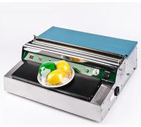 Plastic Wrap Cutting Machine, Commercial Film Wrapper for Efficient Hand Wrapping, 350W High Performance Packaging Equipment
