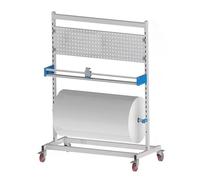 Plastic Wrap Dispenser with Built-in Cutter for Large Roll Handling in Warehouses and Logistics Facilities