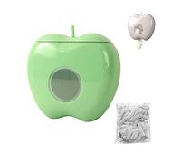 Plastic Wrap Storage Box, Plastic Wrap Dispenser, Cling Film Cover Cling Bag Box , Multifunctional Plastic Wall-mounted Kitchen Storage, Punch-free Large Capacity Plastic Wrap Storage box (Green)