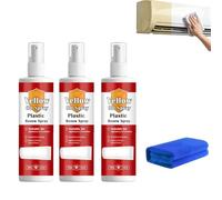 Plastic Yellow-Off Spray Cleaner, Fast-Acting Multi Purpose Plastic Yellowing Remover Spray, Removes Yellow Stains, Restores Bright White Finish On Old Appliances (3pcs)