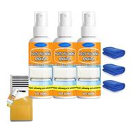 Plastic Yellowing Renovator Spray, Fast-Acting Yellow Plastic Restorer, Multi-Purpose Plastic Yellowing Remover for Toilet Seats Appliances Car Interiors (3 pcs)