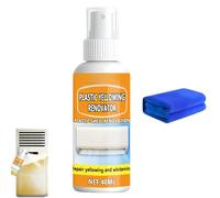 Plastic Yellowing Renovator Spray,Plastic Yellowing Restorer Kit With a Cleaning Cloth,Cleaner for Toilet Seats & Home Appliances,Fast Acting. (1Piece)