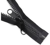 BYALORTEX Plastic Zip Fixer for Tailor Sewing, Zippers Open-end Single Double Sided Slider Zipper for Sleeping Bags Tent Zip Sewing Accessories(Doublesided,100CM-NO.10)