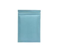 Plastic Zipper Bags, 100pcs Matte Black White Pink Heat Sealable Ziplock Packaging Bag Pouch Reclosable Flat(Matte Blue,12x18cm)