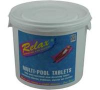 Plastica 5Kg 200G Relax Chlorine Multi Pool Tablets