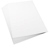 Plasticard 8 Sheets of 1mm (0.040 inch) Matt White Styrene, Plastic Sheet Size A4+ 220mm x 325mm (8 5/8 inch x 12 3/4 inch) 40Thou
