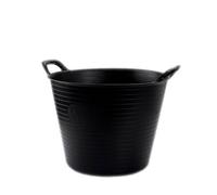 Plasticforte Recycled Flexi Tub Black (15L)