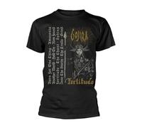PlasticHead Gojira 'Fortitude Tracklist' (Black) Eco T-Shirt (X-Large)