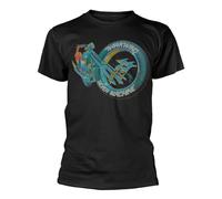 Plastichead Hawkwind Silver Machine Band Logo T Shirt L