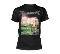 PlasticHead Megadeth YOUTHANASIA T-Shirt, Multicoloured (Small) Unisex Short Sleeve