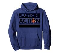 Plasticine Action Official We Oppose AI Generated Animation Pullover Hoodie