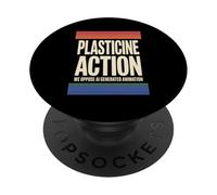 Plasticine Action Support Human Artists Stop Motion Animator PopSockets Adhesive PopGrip